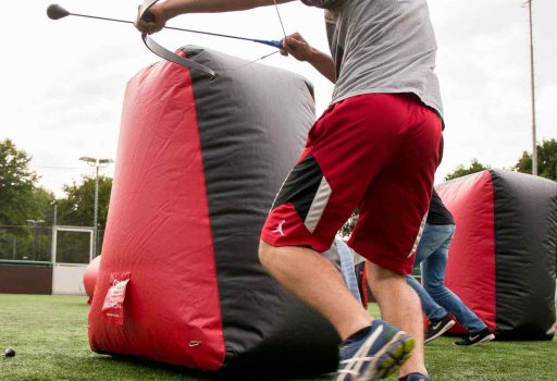 Archery Tag, teamuitje, bedrijfsuitje, op locatie, Amsterdam, Zaandam, Noord-Holland, Egmond aan Zee, uitje op het strand