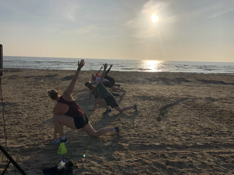 Bootcamp op het strand als break-out activiteit