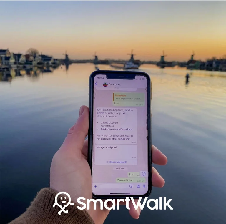 Digitale wandeltour met de telefoon en de SmartWalk