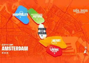 Vaargebied SAIL Amsterdam 2025, bedrijfsfeest, teamuitje, personeelsvereniging ideeën uitje