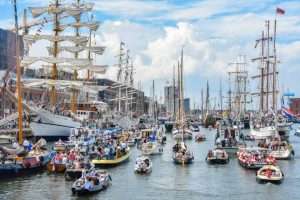 SAIL Amsterdam 2025 aan het IJ - Diner Edition, evenement op locatie, de leukste teamuitjes, bedrijfsevenementen, Amsterdam, Utrecht, Delft, Rotterdam, Zaandam